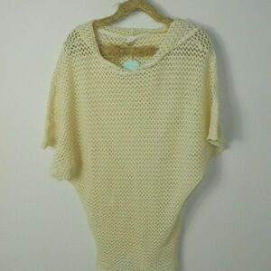 Undrest by the Sea Anthropologie Coverup Ivory